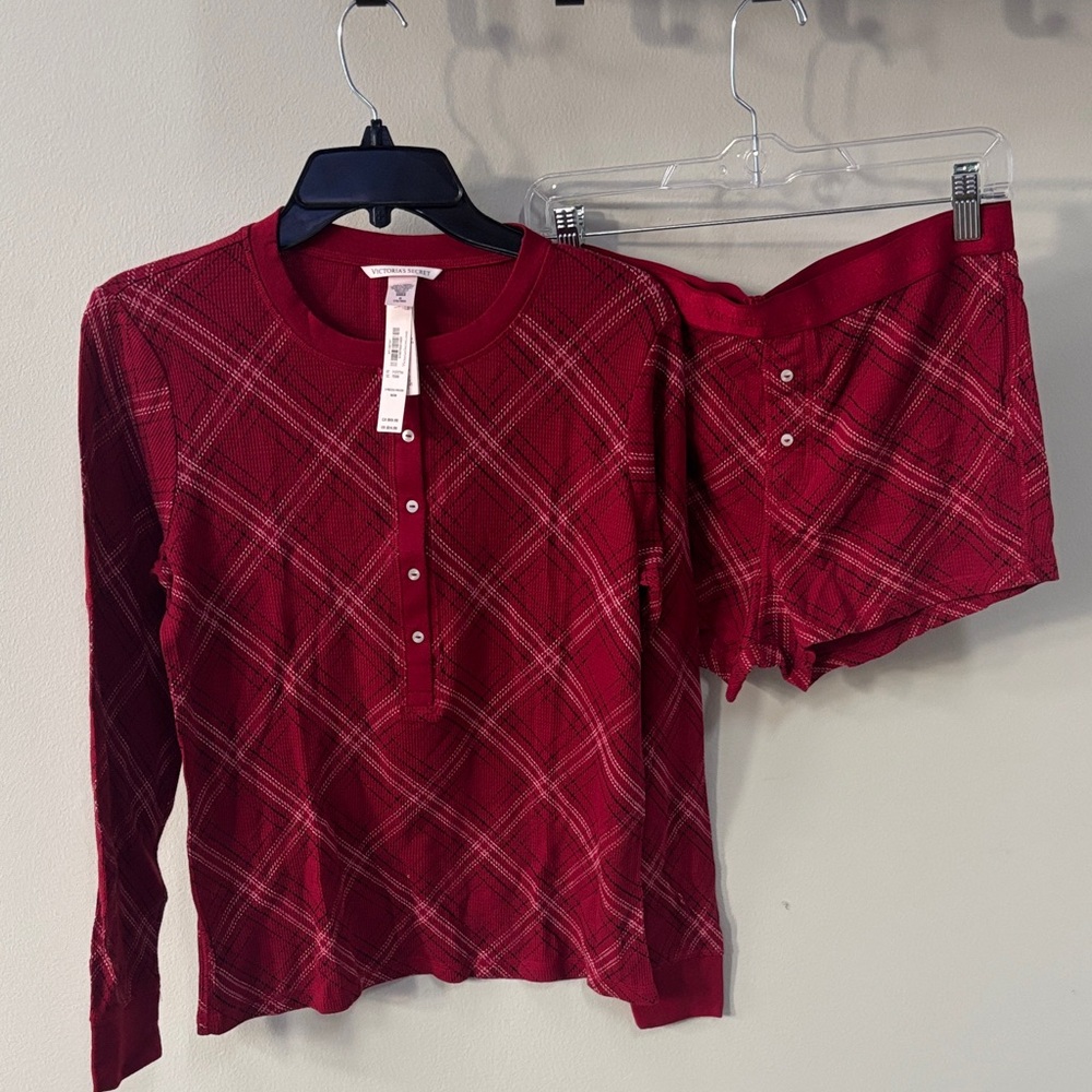 Victoria’s Secret Plaid Pajama Set
